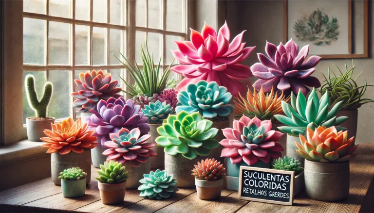 Suculentas coloridas: como realçar as tonalidades naturalmente
