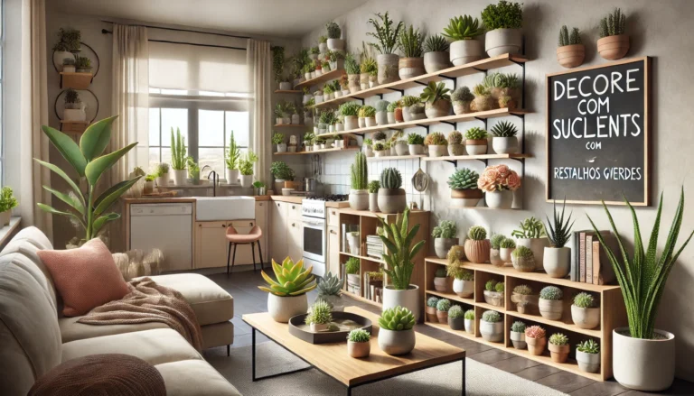 Como decorar a casa usando suculentas