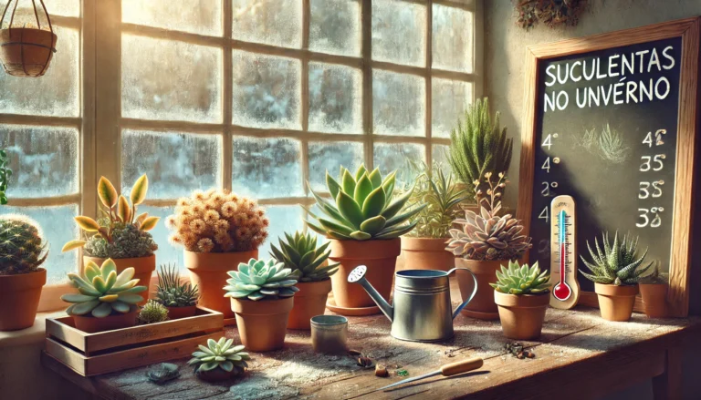 Como cuidar de suculentas no inverno