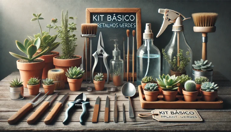 Ferramentas básicas para quem cultiva suculentas