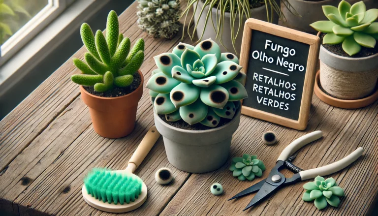 Fungo olho negro em suculentas: como identificar, tratar e proteger suas plantas