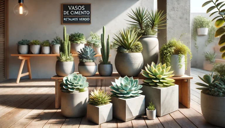 Vantagens de cultivar suculentas em vasos de cimento