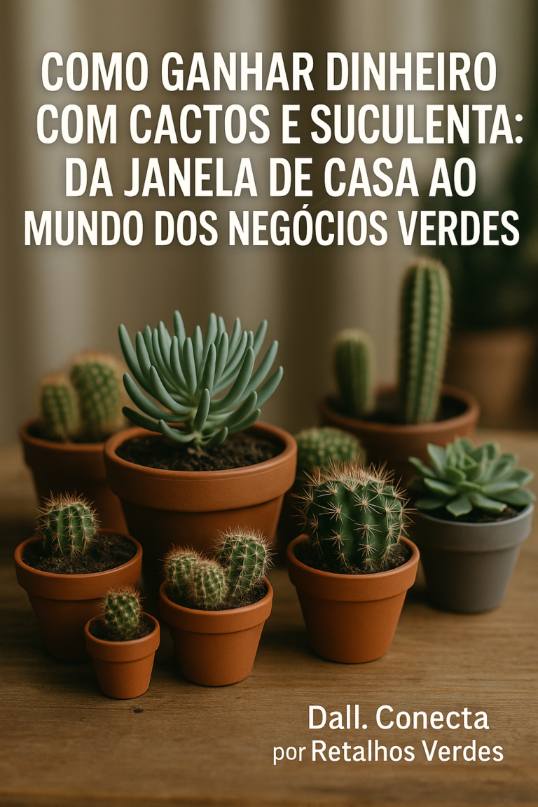Como Ganhar Dinheiro com Cactos e Suculentas