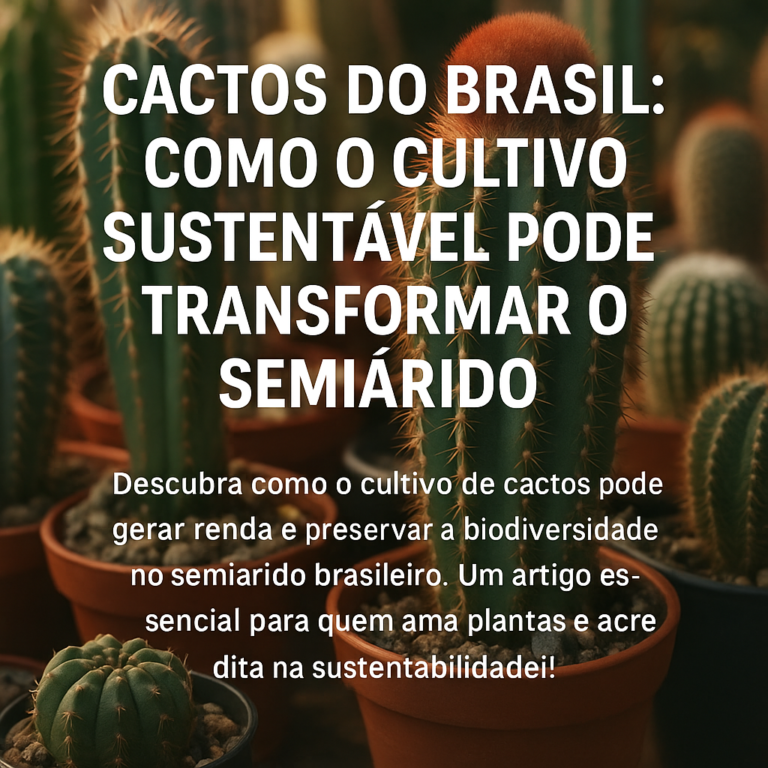 Como o Cultivo Sustentável Pode Transformar o Semiárido