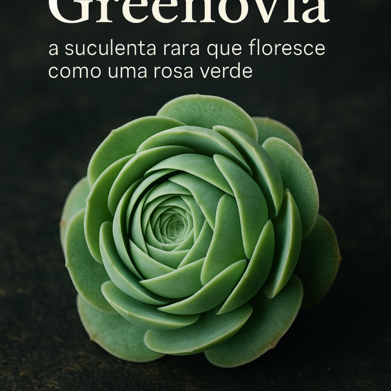 Saiba Tudo Sobre Greenovia: a suculenta que parece uma rosa verde