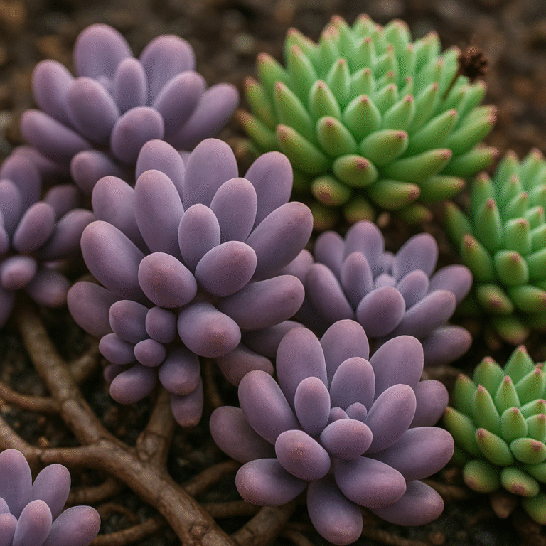 Sedum craigii: Pérolas Rosadas