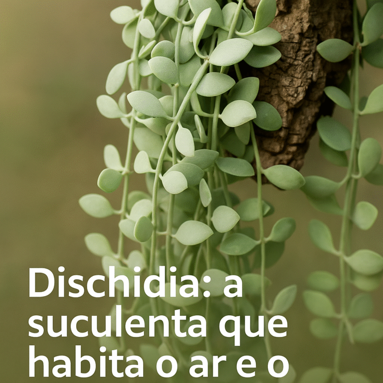 Dischidia: a suculenta que habita o ar