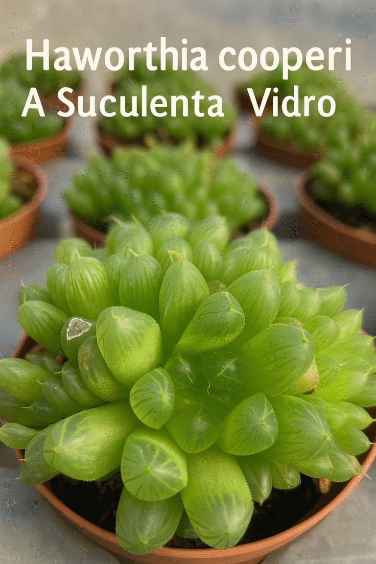 Haworthia cooperi a Suculenta de Vidro