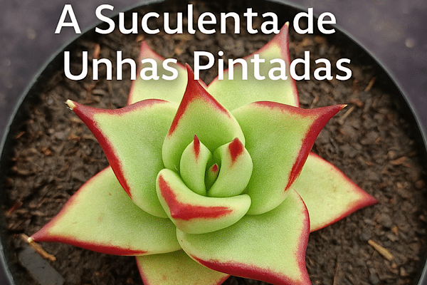 Echeveria Ebony: A Suculenta de Unhas Pintadas