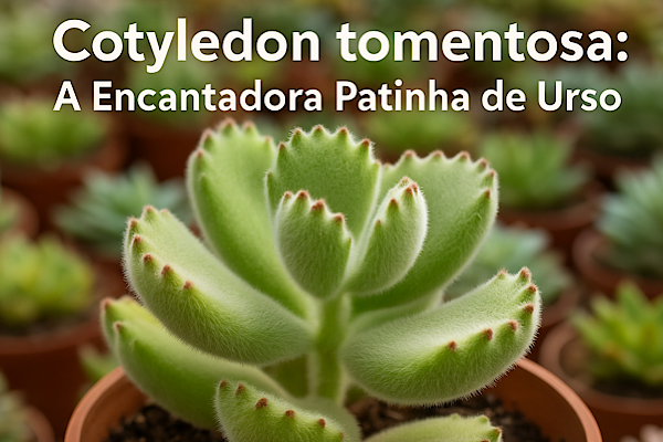 Cotyledon Tomentosa: A Encantadora Patinha de Urso