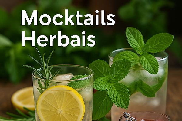 Mocktails Herbais: Sabores Sofisticados com o Poder das Plantas