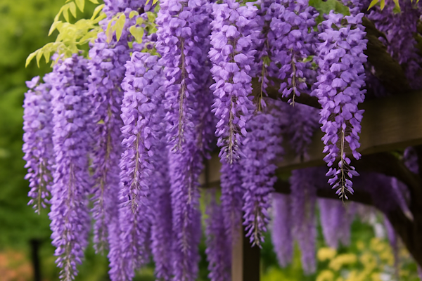 Glicínia trepadeira: como cultivar, podar e fazer florescer (Wisteria)
