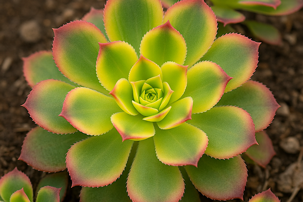 Aeonium kiwi (Aeonium haworthii ‘Kiwi’): a suculenta solar que colore o jardim com luz viva