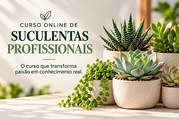 Curso Online de Suculentas Profissionais