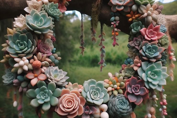 Guirlandas de Natal com Suculentas: a beleza viva que celebra ciclos, renovação e afeto
