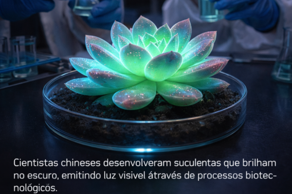 Cientistas desenvolvem suculentas que brilham no escuro e reacendem debate sobre iluminação sustentável
