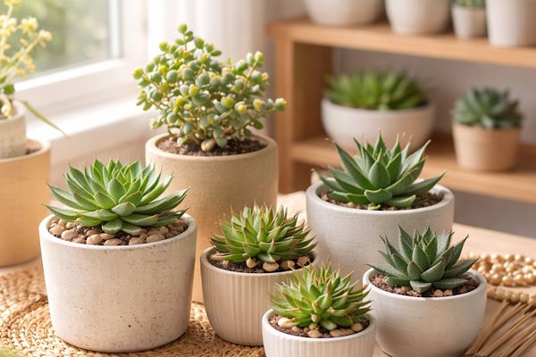 Suculentas dentro de casa é possível com luminosidade.