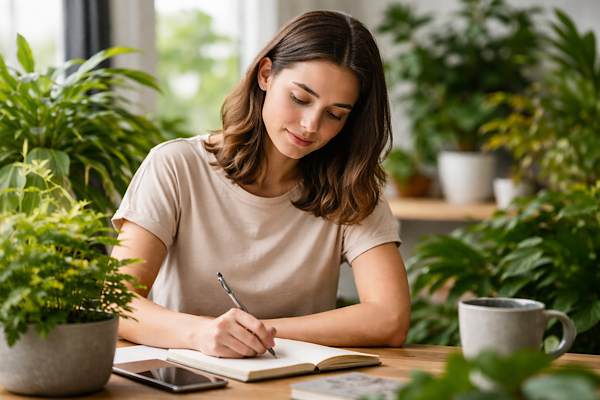 plantas dentro de casa organizando ambiente de trabalho e estudo