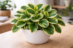 peperomia como planta para pouca luz dentro de casa
