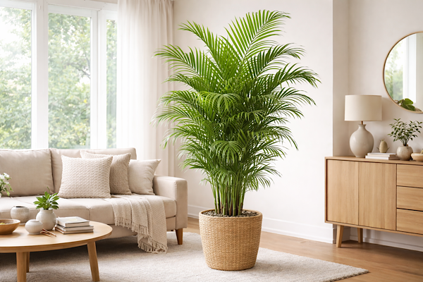 areca bambu planta grande indicada para salas e ambientes internos
