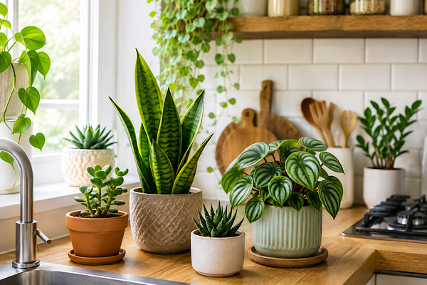 Plantas para cozinha pequena: espécies que funcionam quando falta espaço e a luz é limitada