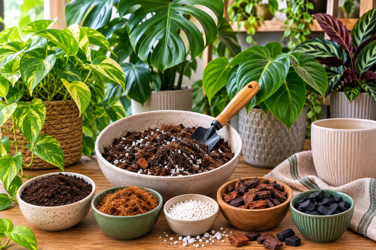 Substrato para plantas ornamentais: como montar a mistura ideal para folhagens